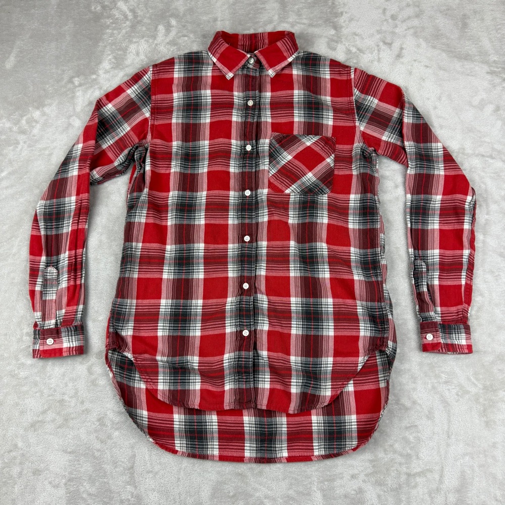 Denim & Supply Ralph Lauren Women S Plaid Flannel Shirt Boyfriend Preppy